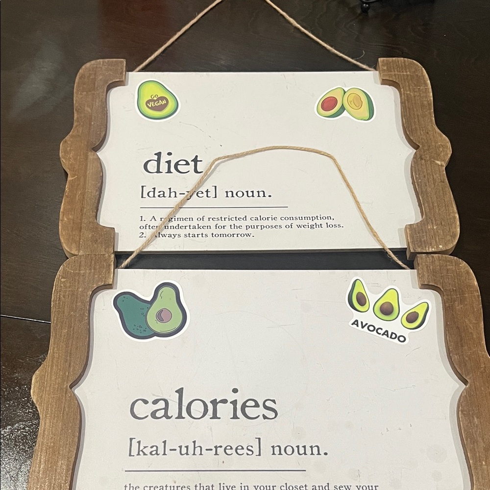 Humorous Wooden Kitchen Plaque